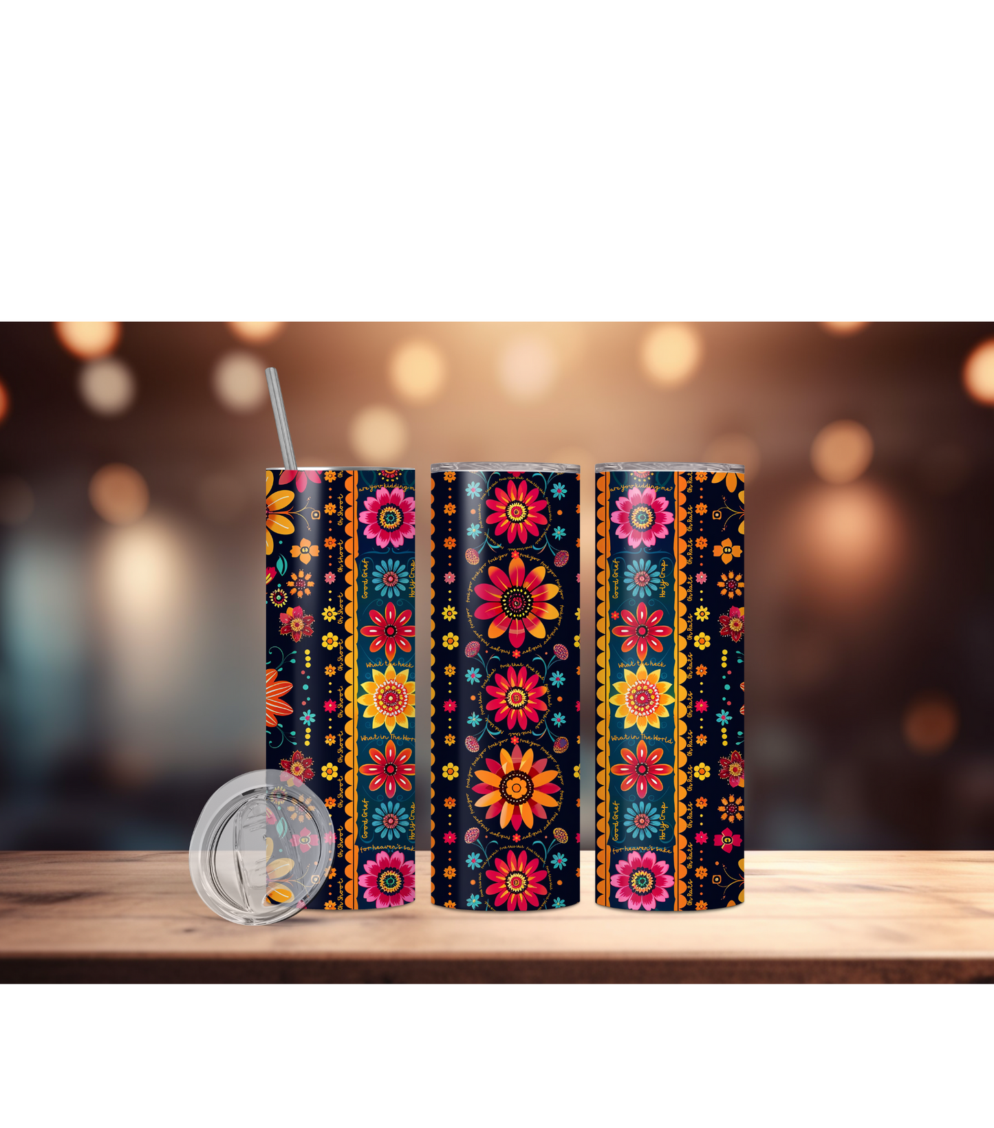 20oz Hidden Curse Words Tumbler